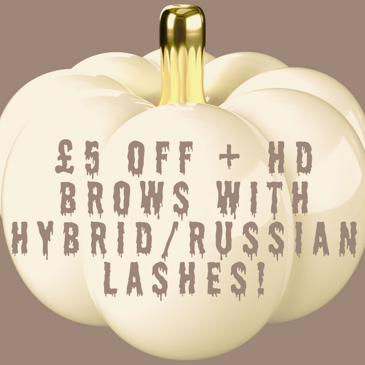 £5 OFF Lashes + FREE HD Brows