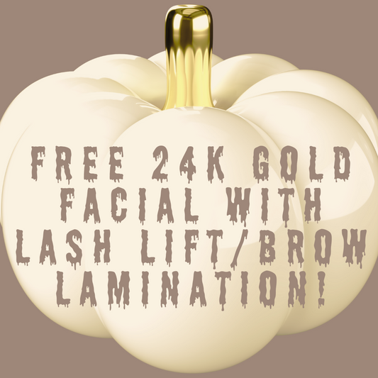 Lash Lift & Brow Lamination + FREE 24K Gold Facial